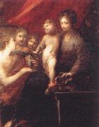 CASTELLO, Valerio The Virgin of the Compote-dish oil on canvas